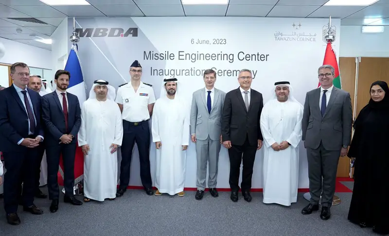 MBDA on June 6 officially inaugurated its new Missile Engineering Center in Abu Dhabi, with which the company intends to strengthen its partnership with the UAE and to establish the basis for joint development of missile systems. (MBDA photo)