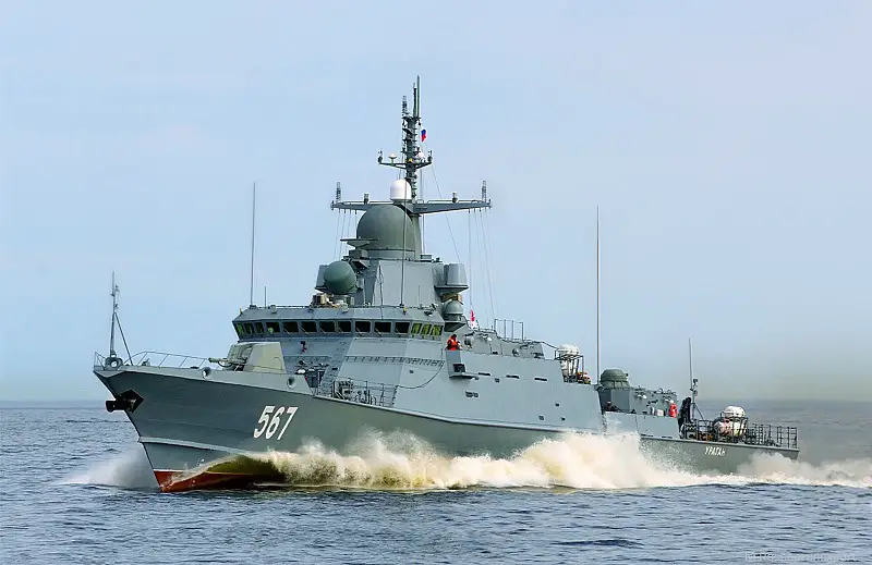 Russian Navy Karakurt-class corvette Mytischchi