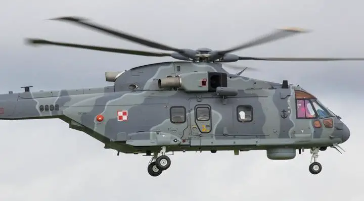 Polish Navy Leoanrdo AW101 medium-lift helicopter