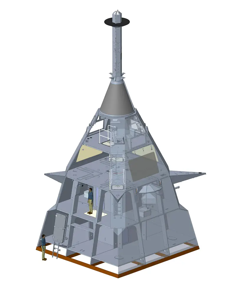 the Pohjanmaa class mast composite material