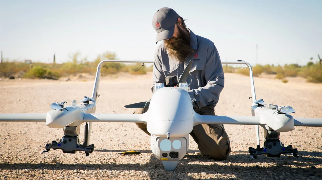 L3Harris' FVR-90 unmanned aircraft system (UAS), which features L3Harris' patented Hybrid Quadrotor technology, has supported customer needs around the globe.