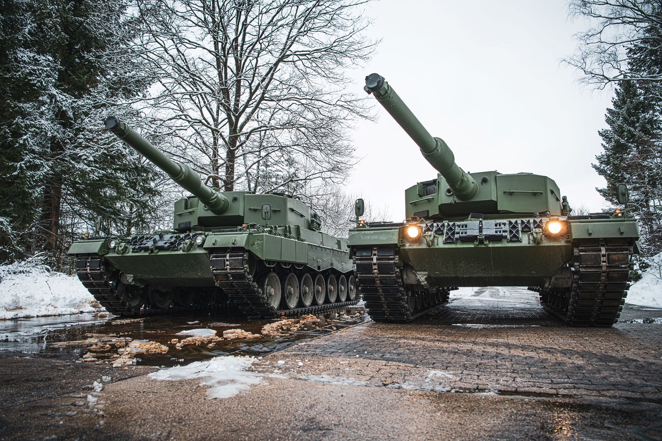 Netherlands and Denmark Reinforce Ukrainian Army with First Batch of Leopard 2A4 Main Battle Tanks