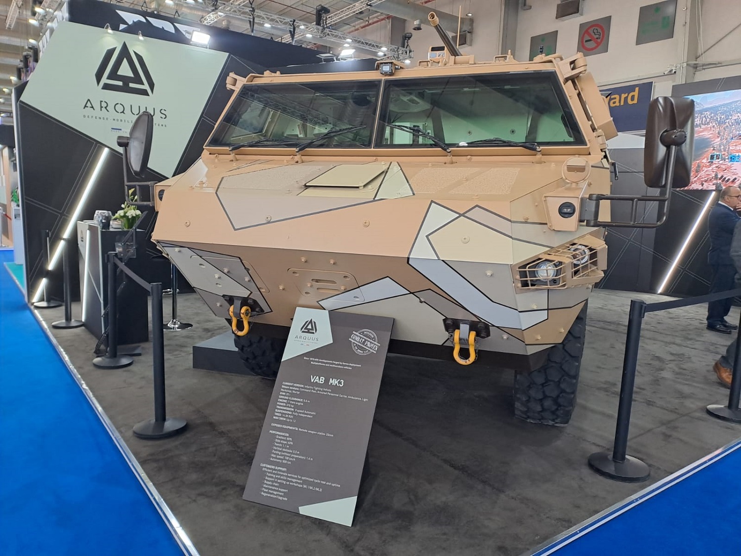 Arquus Presents VAB MK3 Armoured Personnel Carrier at World Defense Show 2024