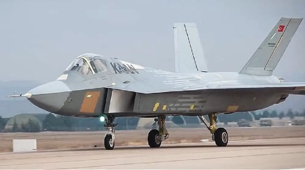 TAI TF KAAN Stealth Multirole/Air Superiority Fighter. (Photo by Turkish Aerospace Industries)