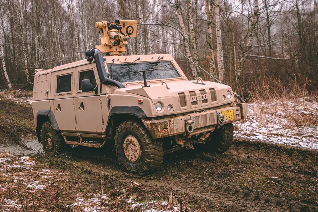 Czech Land Forces Iveco LMV 4WD tactical vehicle 