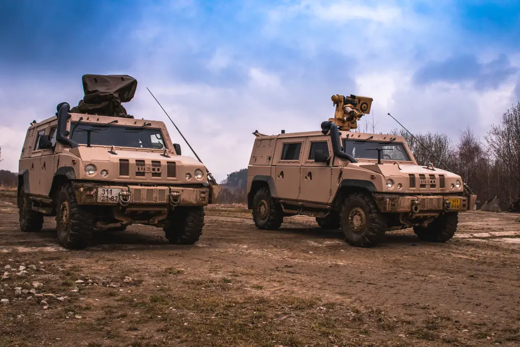 Czech Land Forces Iveco LMV 4WD tactical vehicle 