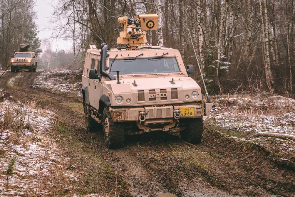 Czech Land Forces Iveco LMV 4WD tactical vehicle