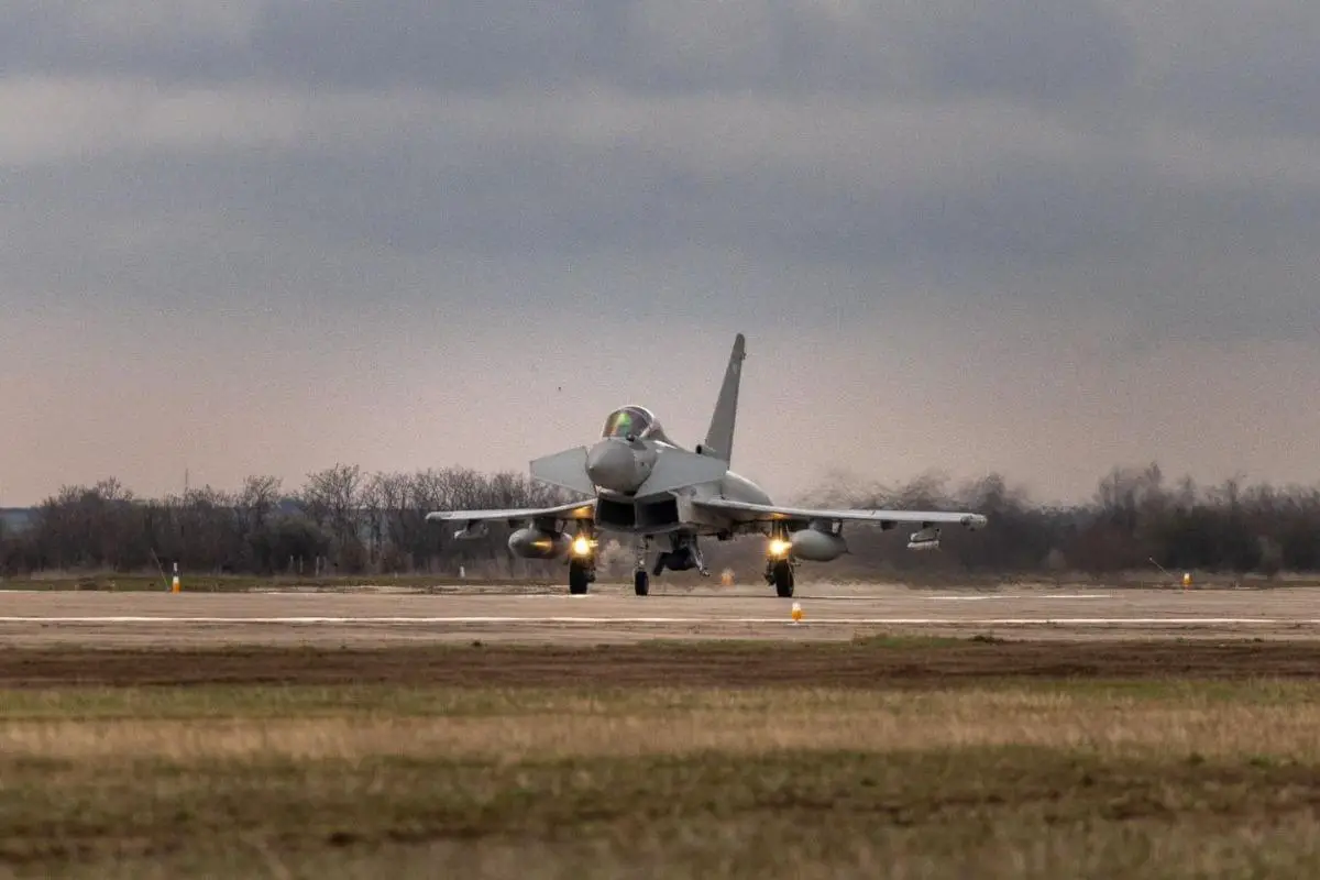 Royal Air Force Eurofighters Arrive in Romania for NATO Air Policing Mission