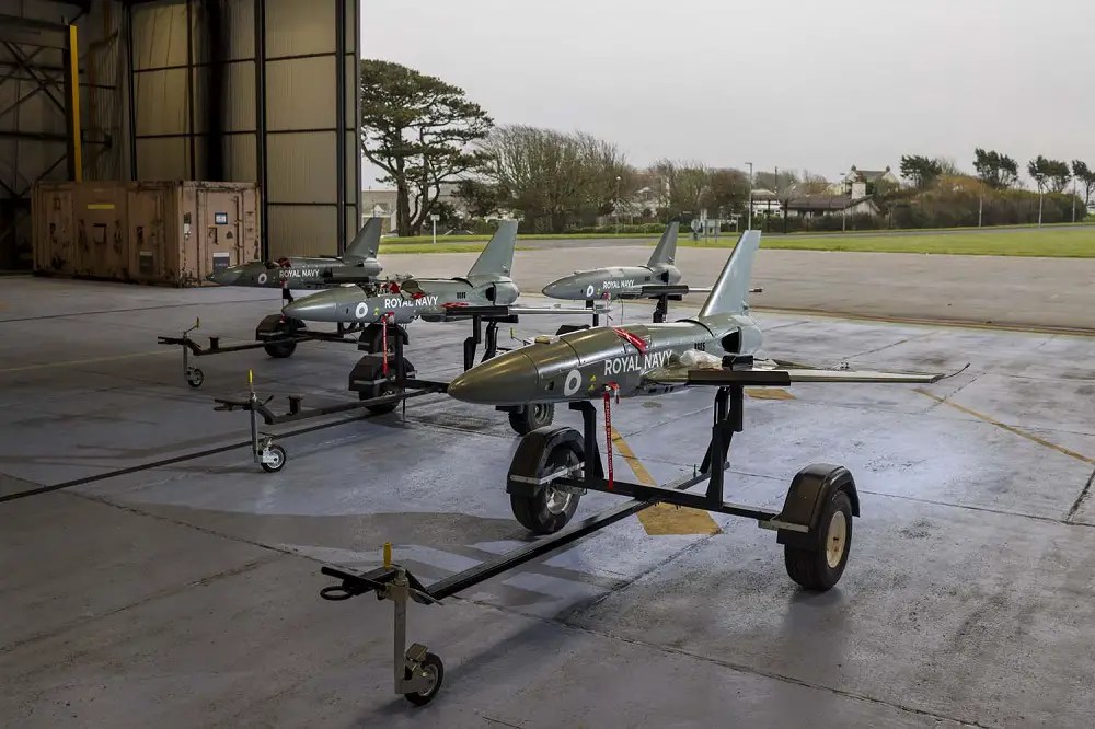 The Royal Navy has taken delivery of seven Banshee Jet 80+ drones as it expands its operations in remotely-piloted air systems