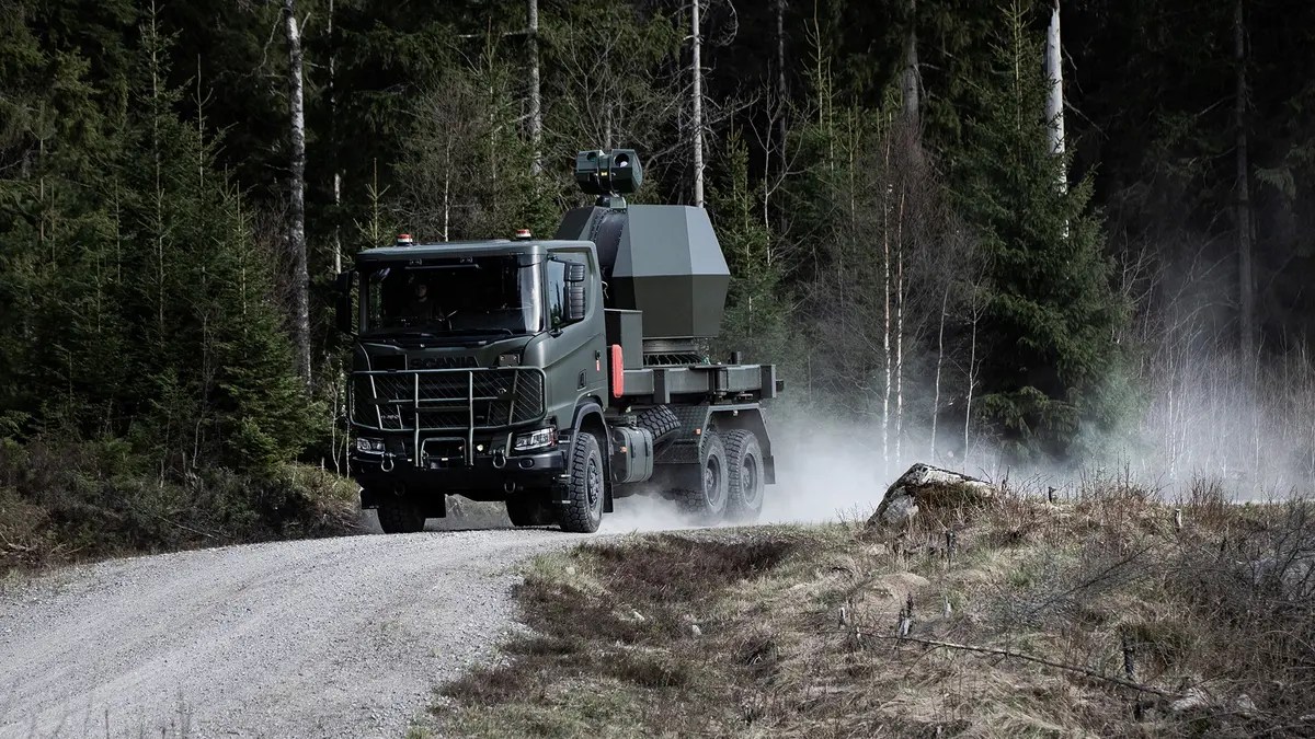 Tridon Mk2 40mm Anti-aircraft System. (Photo by BAE Systems)