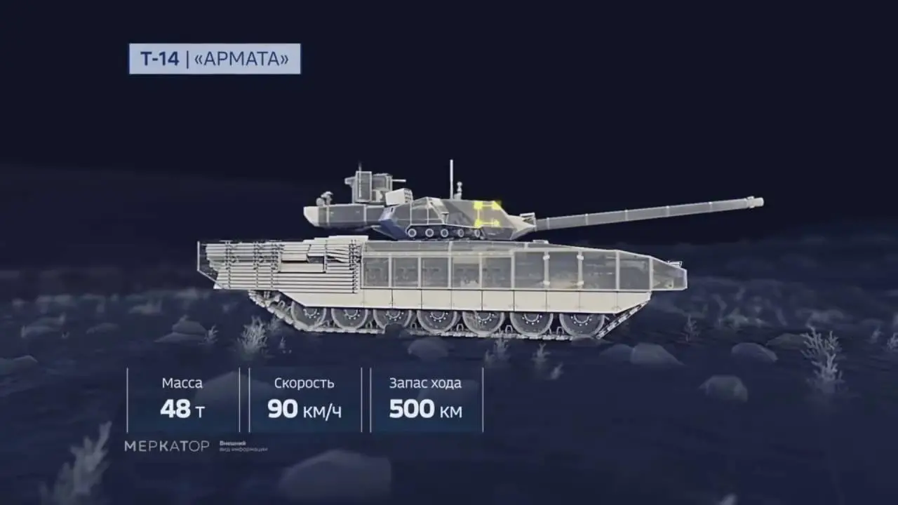 Russia's Latest Tank T-14 Armatas Abilities Shown in Amazing Animation