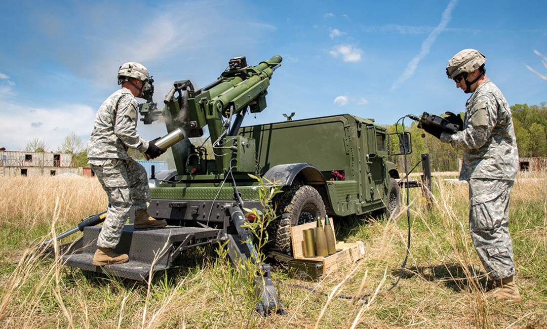 HMMWV/Hawkeye 105mm Mobile Weapon System (MWS)