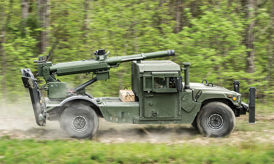 HMMWV/Hawkeye 105mm Mobile Weapon System (MWS)