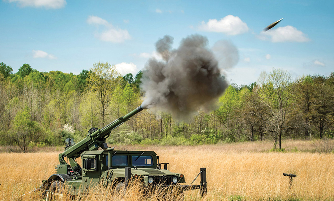 HMMWV/Hawkeye 105mm Mobile Weapon System (MWS)