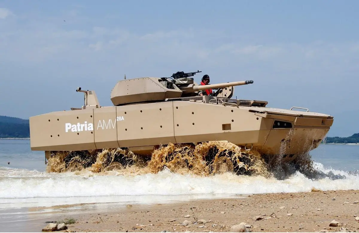 Patria AMV28A Wheeled Armoured Vehicle