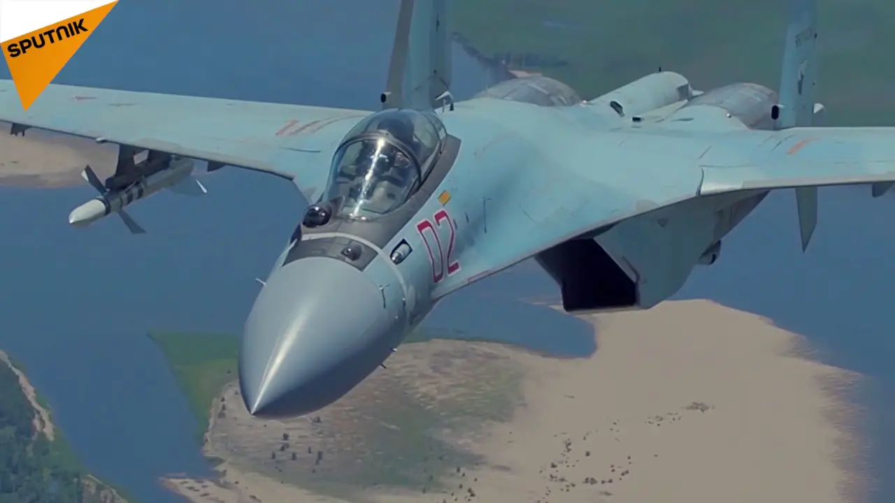  Russian Sukhoi SU-35S Fighter Aircraft