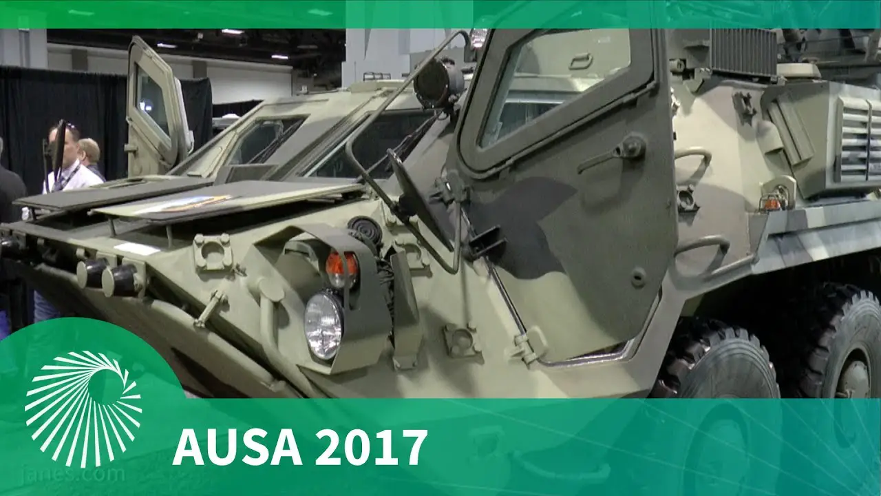 AUSA 2017: BTR 4E Armoured Personnel Carrier
