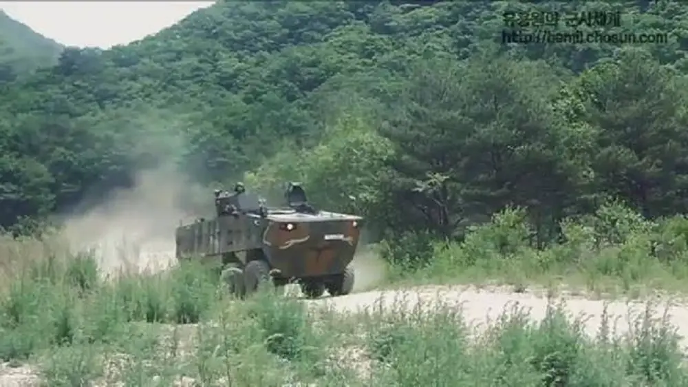  Hyundai Rotem K806 wheeled armoured combat vehicles