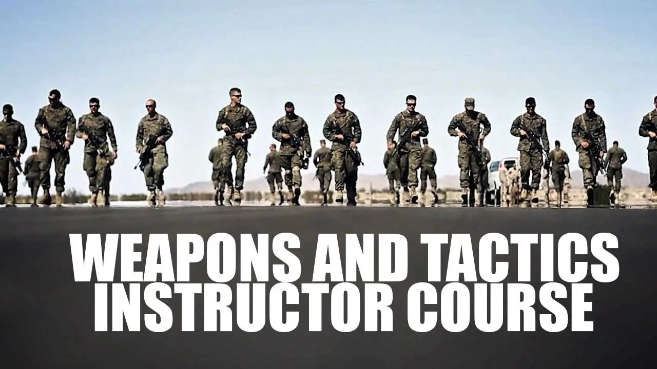 Inside Marine Weapons and Tactics Instructor Course