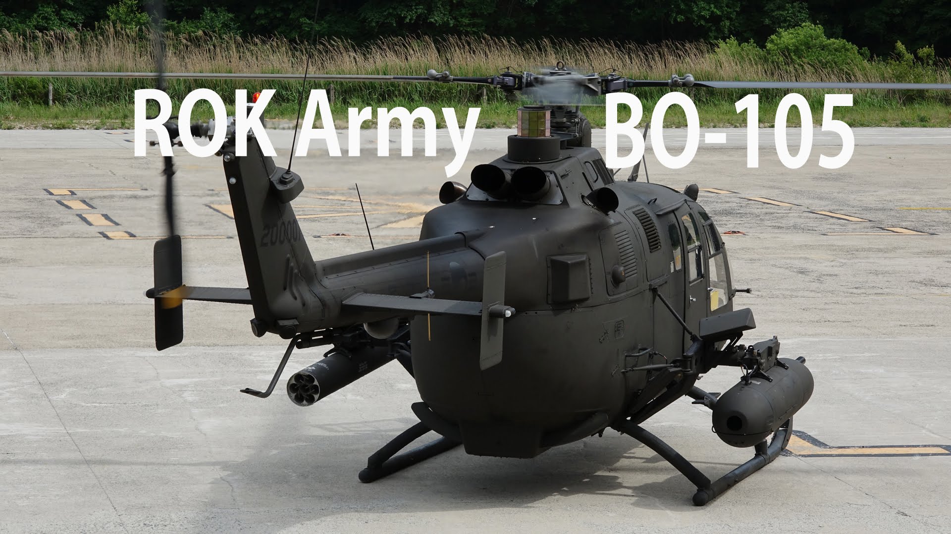 ROK Army Bo 105 KLH Light Attack Helicopter