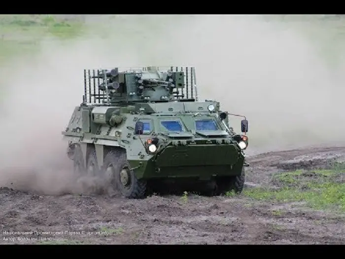 BTR-4E wheeled armoured vehicle personnel carrier
