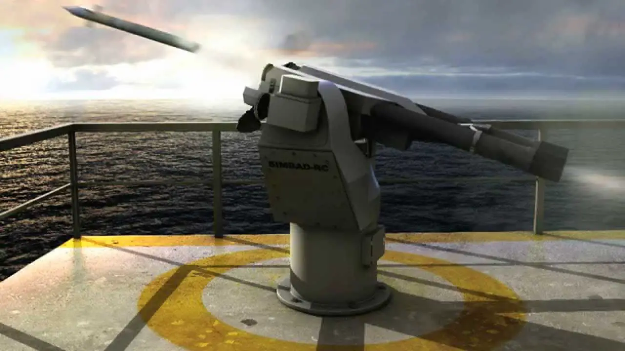 SIMBAD-RC Remote Control Naval Anti-Air Self Defence System