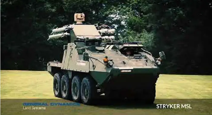 Stryker Maneuver SHORAD Launcher (MSL)