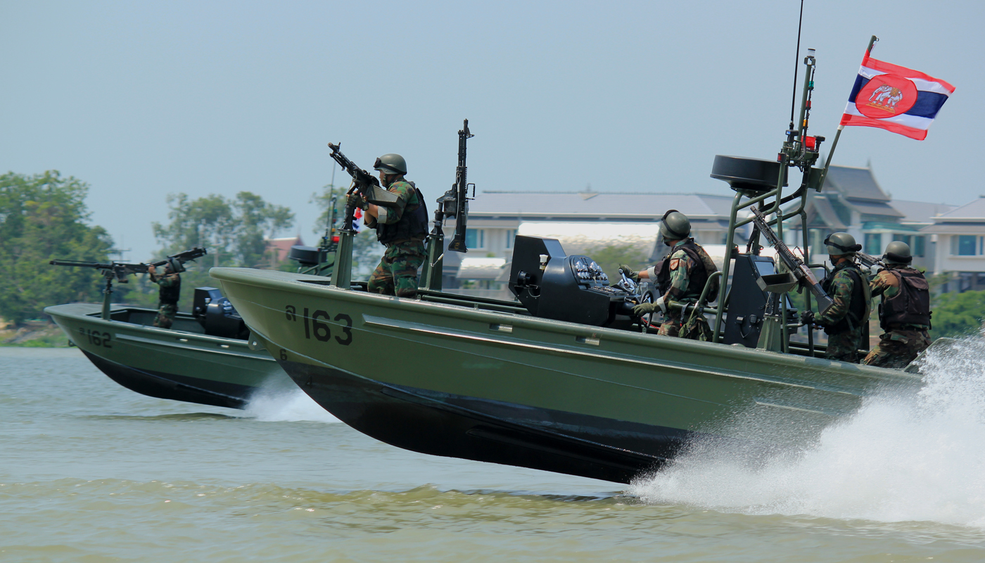 M10 Riverine Assault Boat built by Marsun Shipyard Thailand