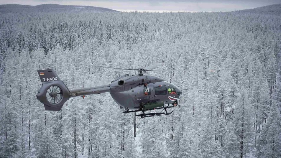 Airbus Helicopters H145M test fires Thales’ Laser Guided Rockets FZ275 LGR
