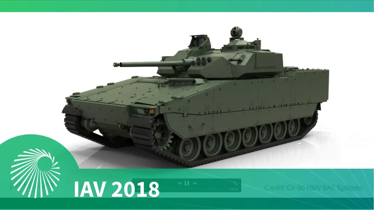 IAV 2018: BAE Systems introduce CV90 MkIV