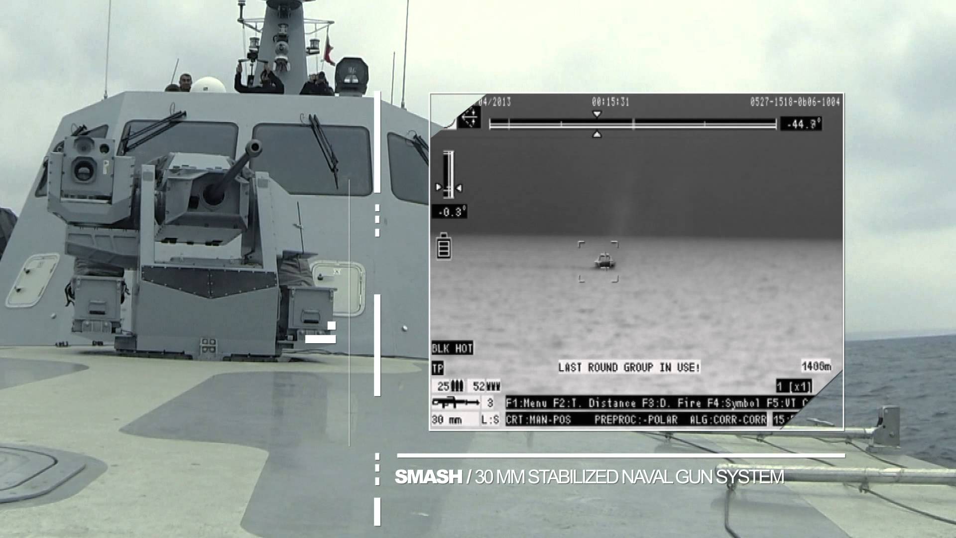 Aselsan SMASH (MUHAFIZ) 30mm Remote Controlled Stabilized Naval Gun System