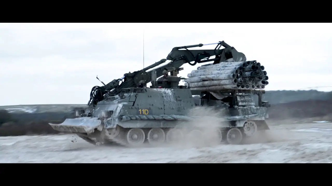 British Army Trojan Armoured Vehicle Royal Engineers