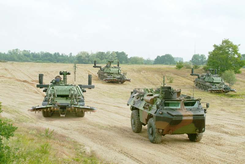 French Army AMX 30 B2 DT Mine clearing vehicle