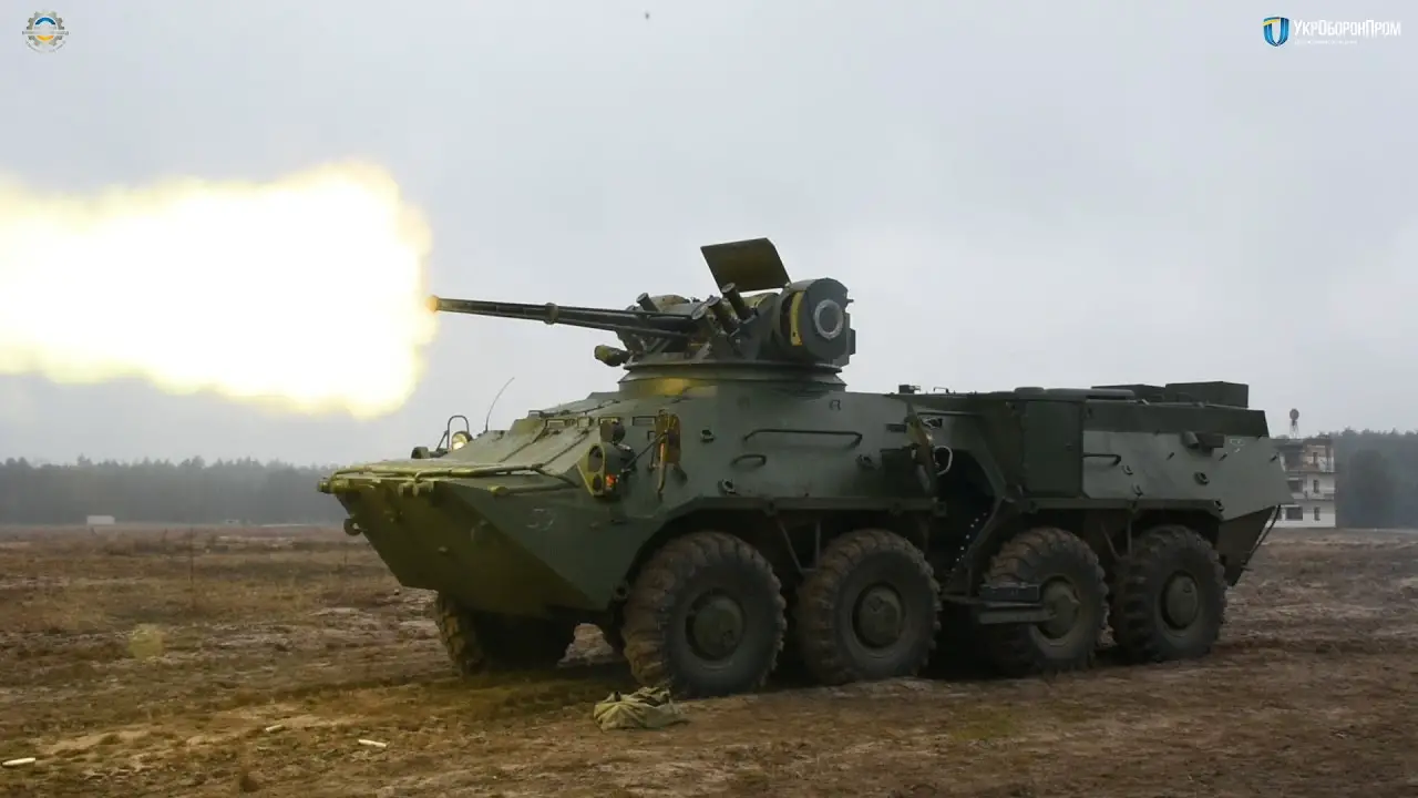 BTR-3DA with Shturm-M weapon system 