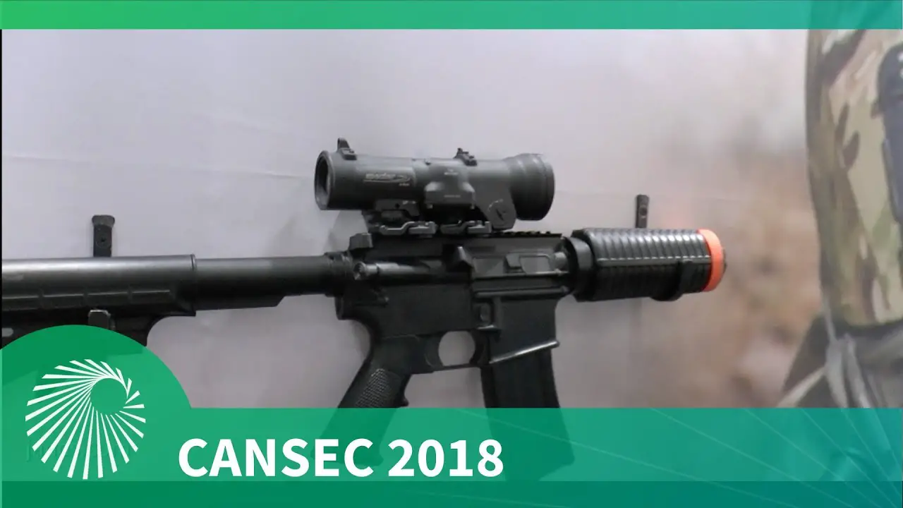 CANSEC 2018: Raytheon Specter DR dual role military tactical weapon sighting systems