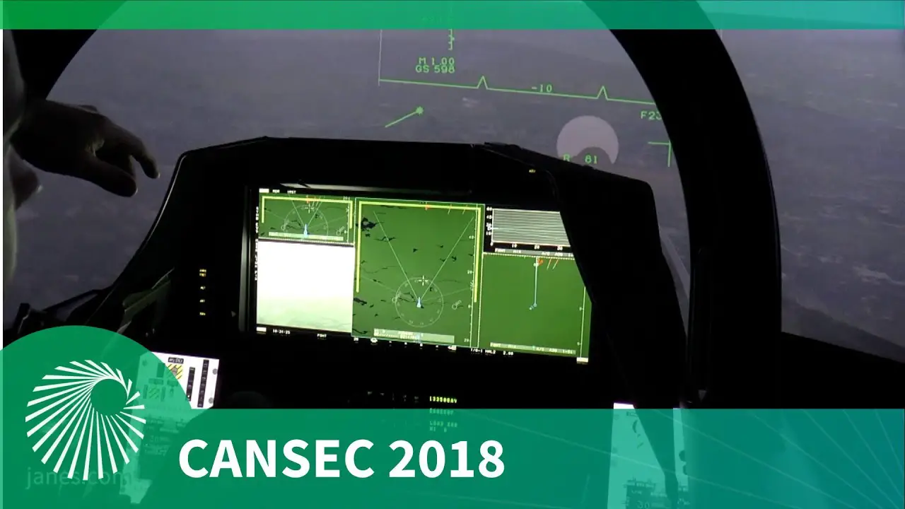 CANSEC 2018: Saab test pilot shows the benefits of the Gripen E’s Wide Area Display