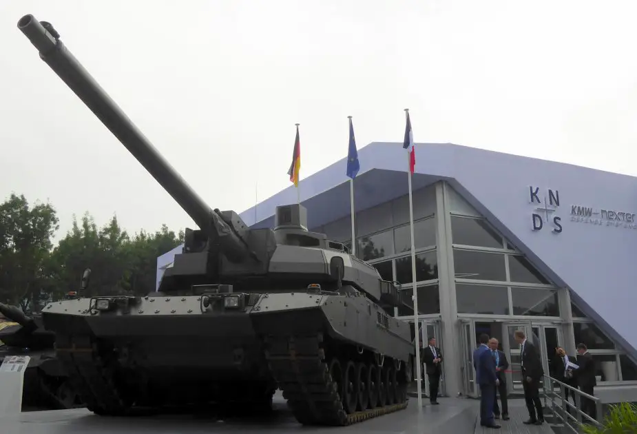 EMBT Enhanced Main Battle Tank European MBT unveiled by KNDS Nexter KMW