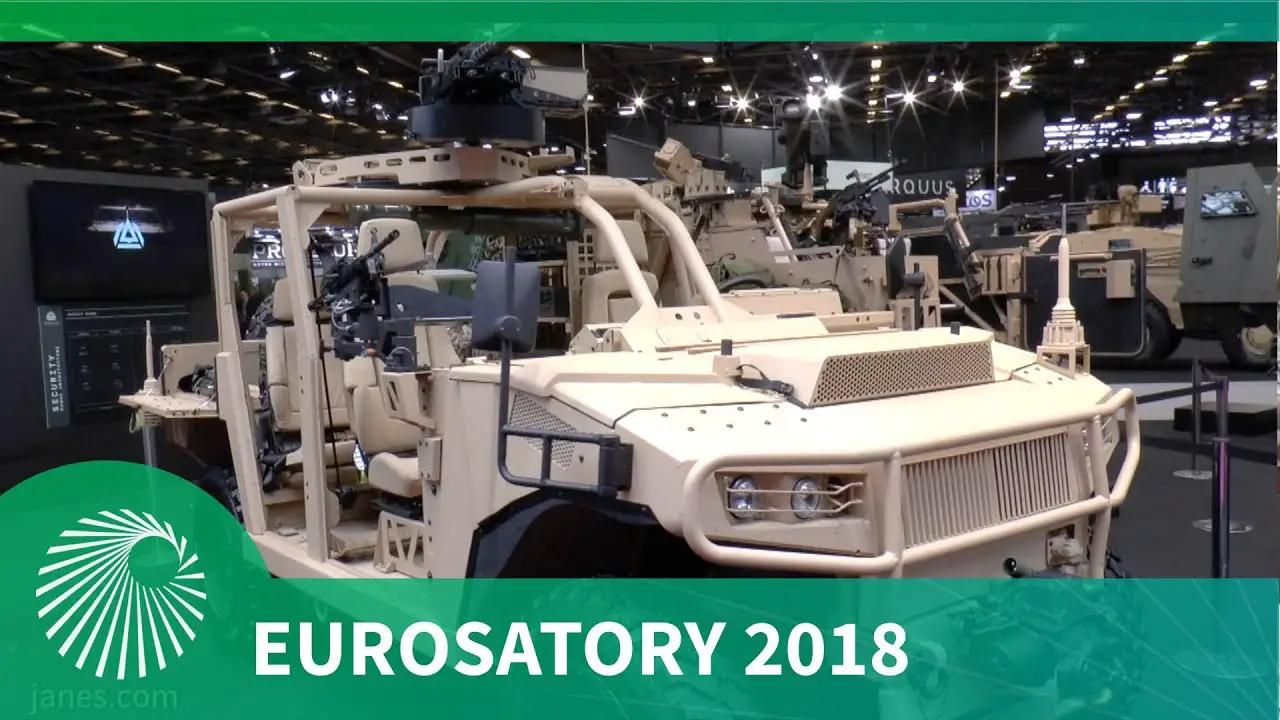 Eurosatory 2018: AQUUS new AREG Light Tactical Vehicle for Special Operations