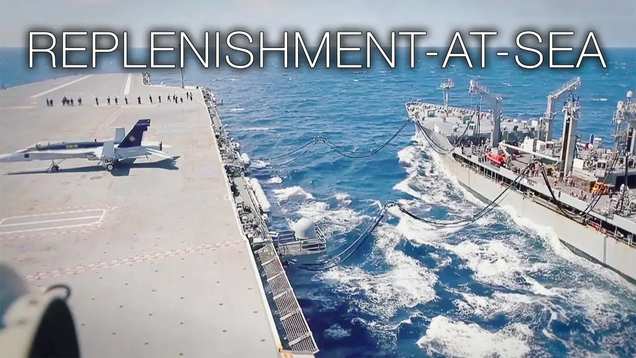 From Ship to Ship: Aircraft Carrier Replenishment-at-Sea