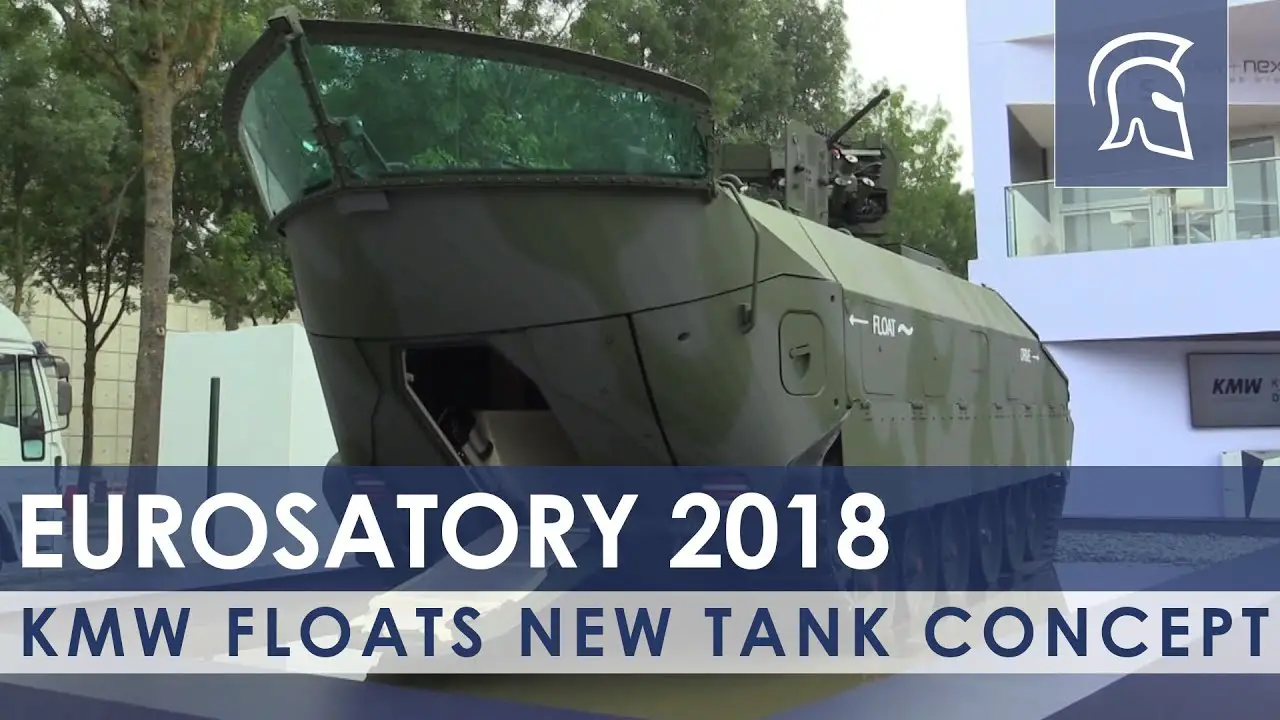KMW Floats New Tank Concept