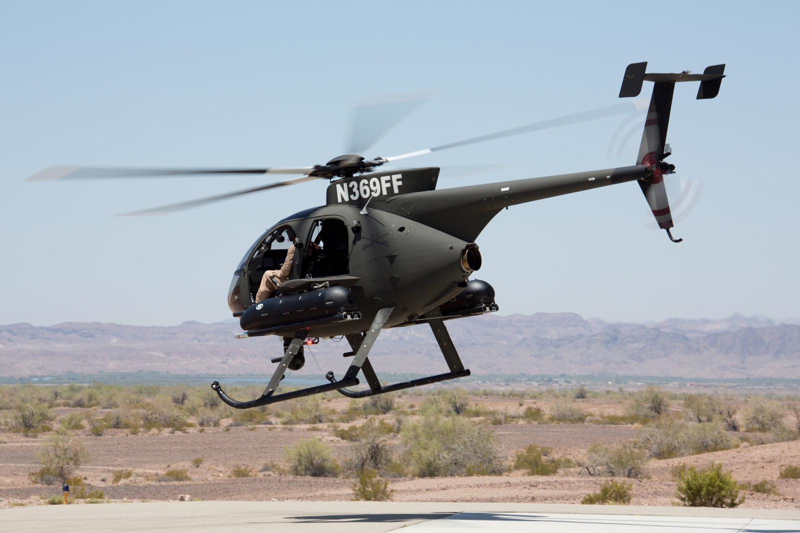 MD 530G Primary Weapons Testing - Yuma Proving Ground