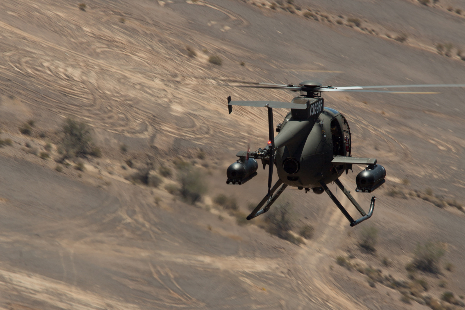 MD 530G Primary Weapons Testing - Yuma Proving Ground