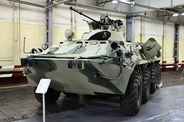 Russian troops receive new BTR-82A armored personnel carriers
