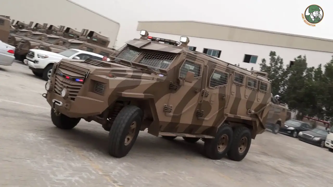 Titan-S 6x6 APC armored personnel carrier launched by INKAS Vehicles UAE