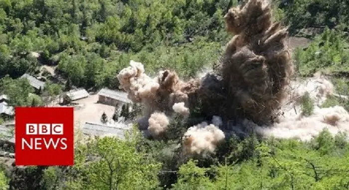 Video shows North Korea site 'destruction'