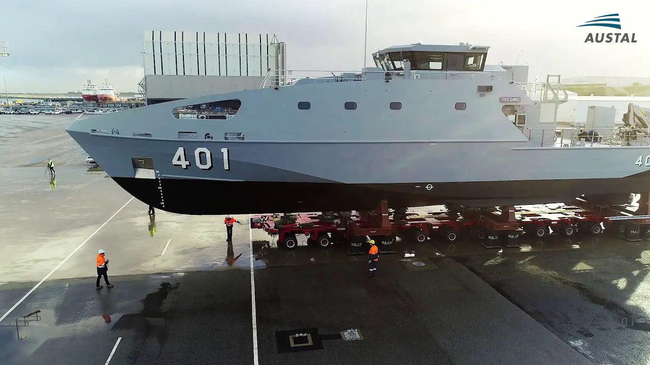 Austal Launches First Guardian Class Patrol Boat