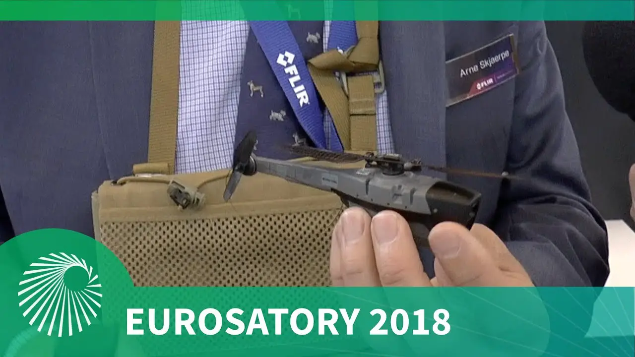Eurosatory 2018: FLIR’s Black Hornet 3 nano UAV