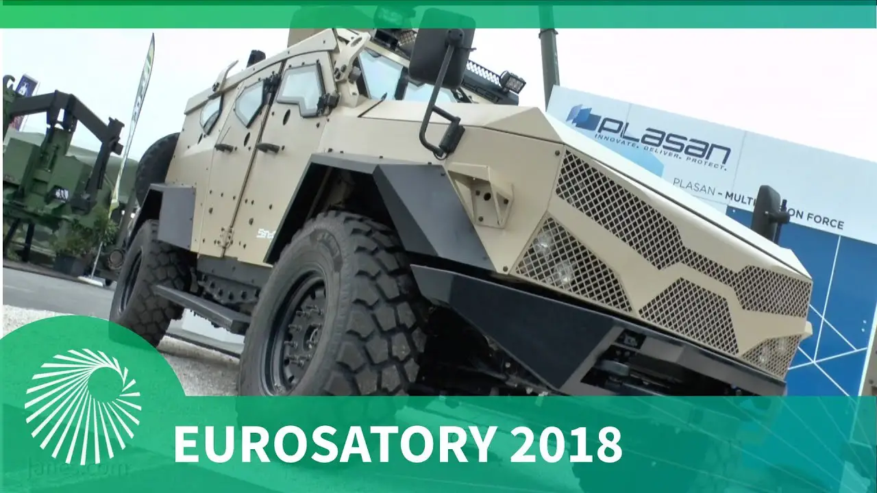 Eurosatory 2018: Plasan's 4 GEN Sandcat 4x4 armoured vehicle