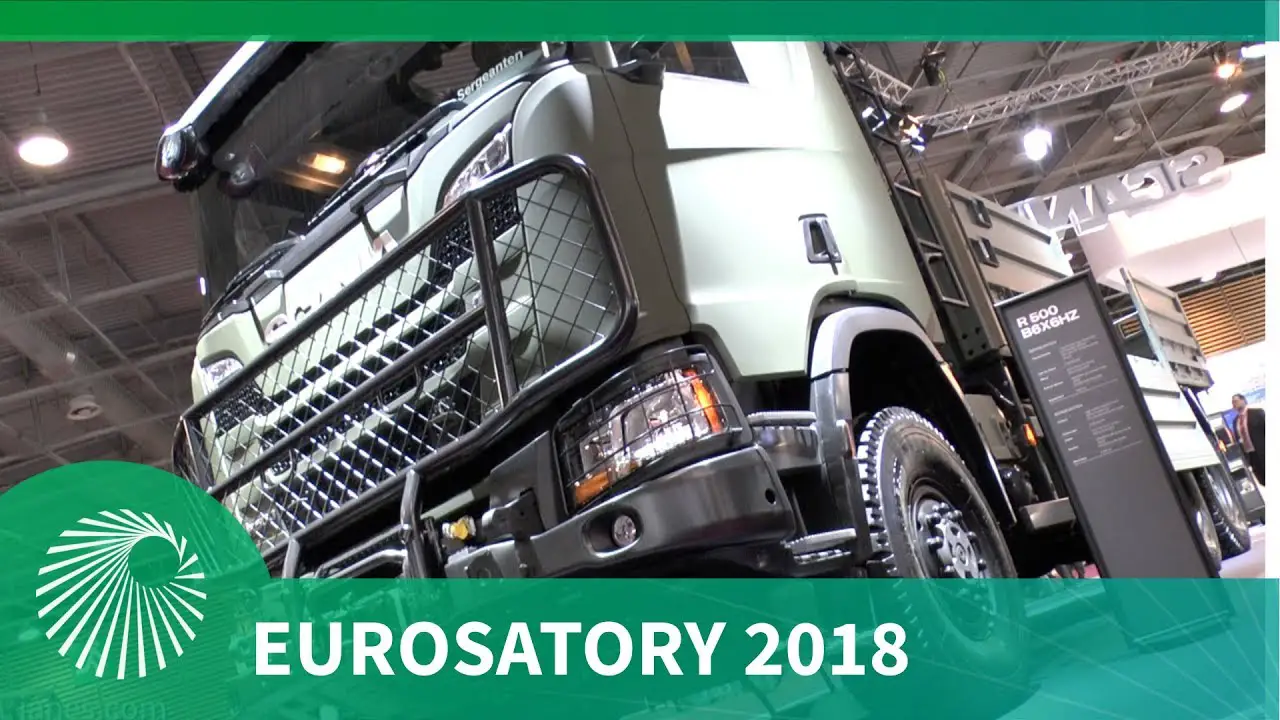 Eurosatory 2018: Scania's new generation truck
