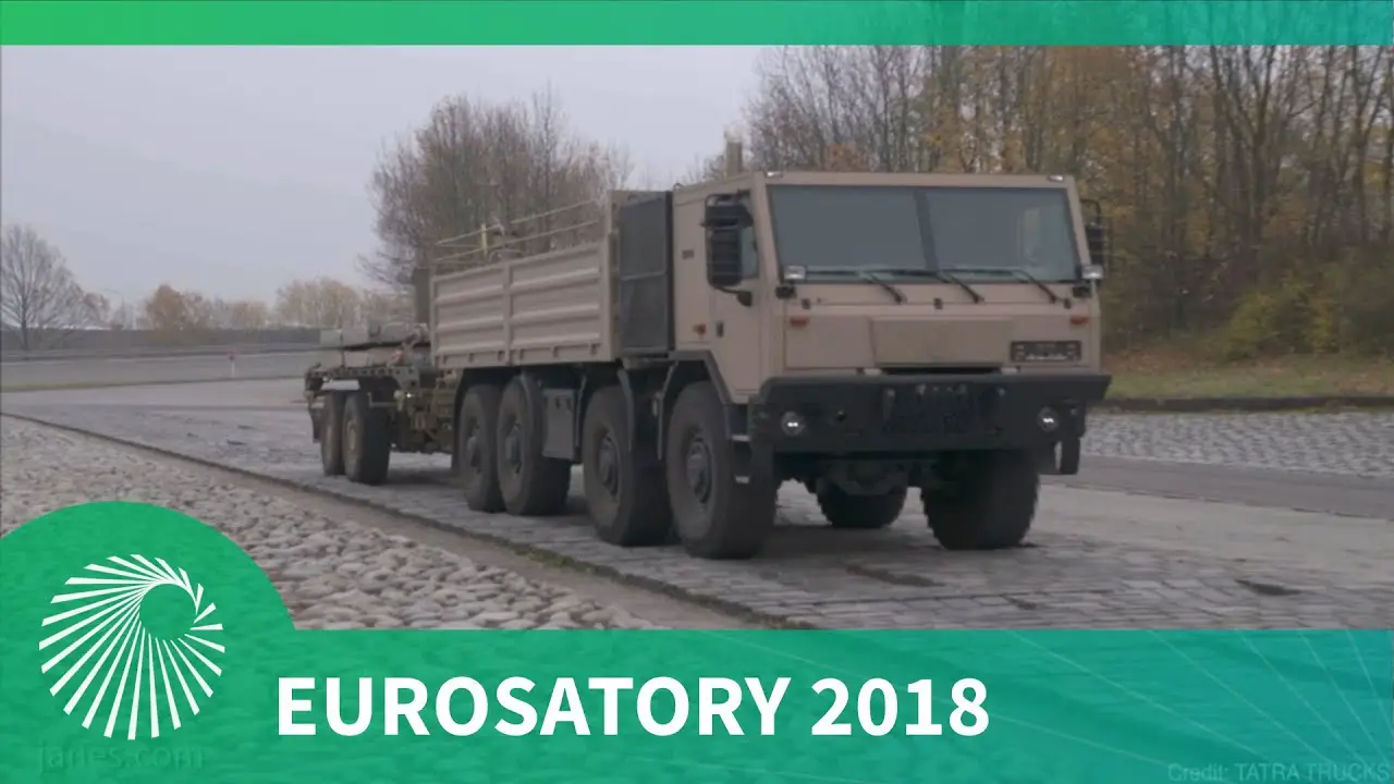 Eurosatory 2018: TATRA TRUCKS recent chassis-based developments including their new trailer